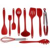 Non Stick Silicone Cooking Utensils Premium Heat Resistant 10 PCS Set